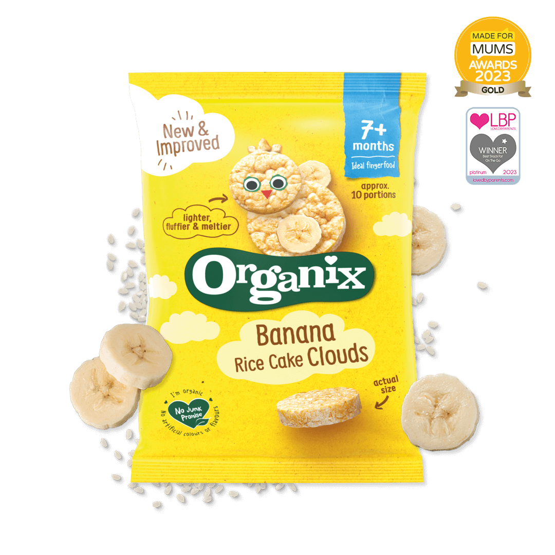 [Bundle of 4] Organix Rice Cake Clouds 40g